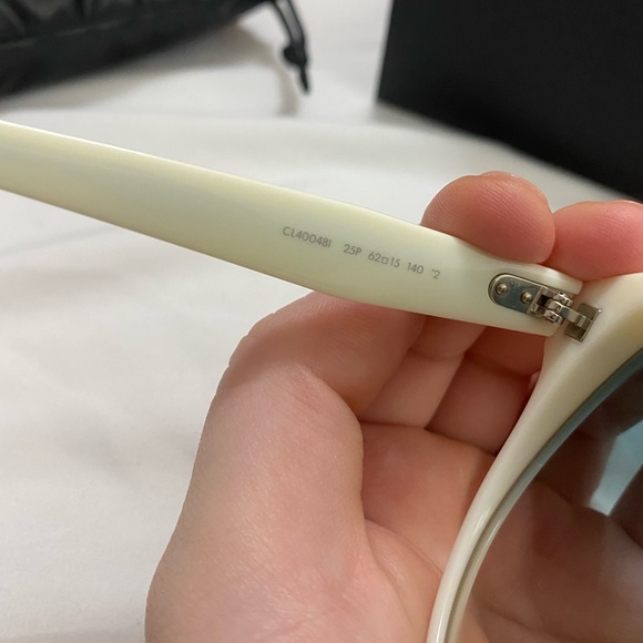 NWT CÉLINE Ivory Sunglasses - Picture 7 of 8